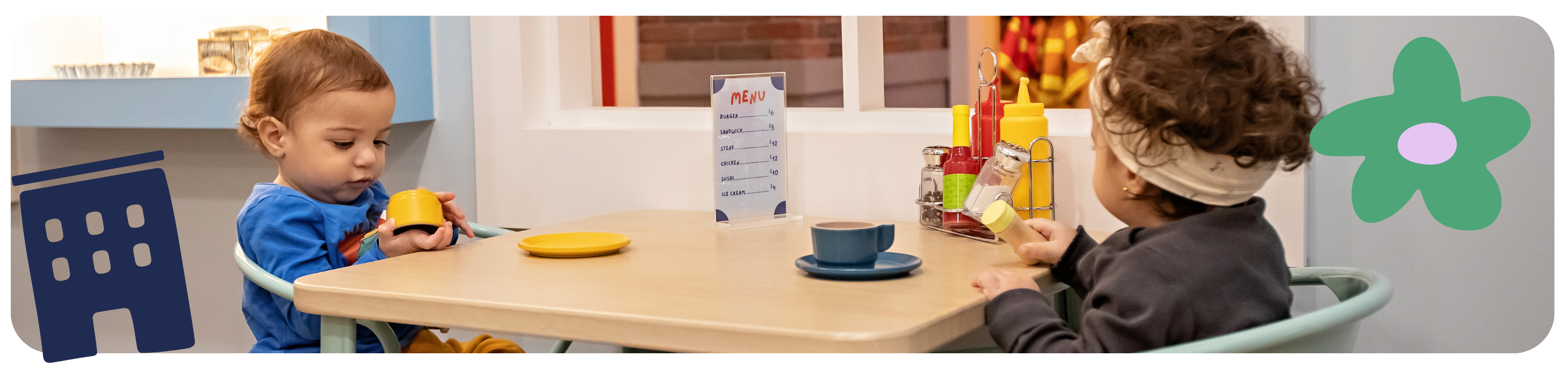 Babies in Community Roots Exhibit at the London Children's Museum