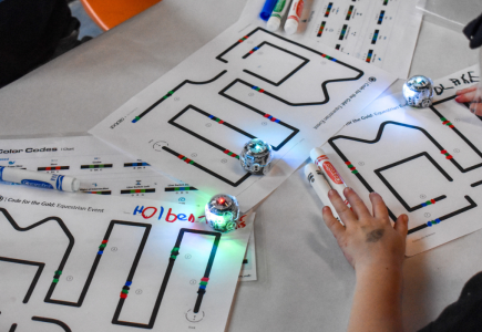 ozobots on ozobot coding pages