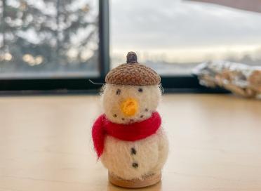 Wet Felted Snowmen